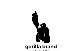 Gorilla Logo - Harambe Logo - Gorilla Logo Template