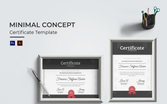 Minimal Concept Certificate template