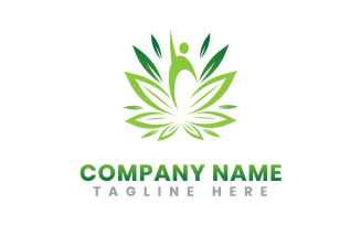 Nature Hemp Business Logo Template