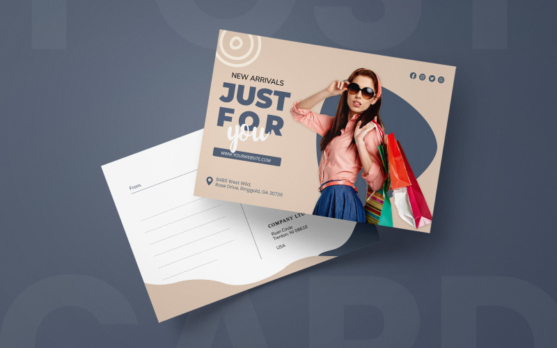 Sale And Offer Creative Post Card Corporate Identity