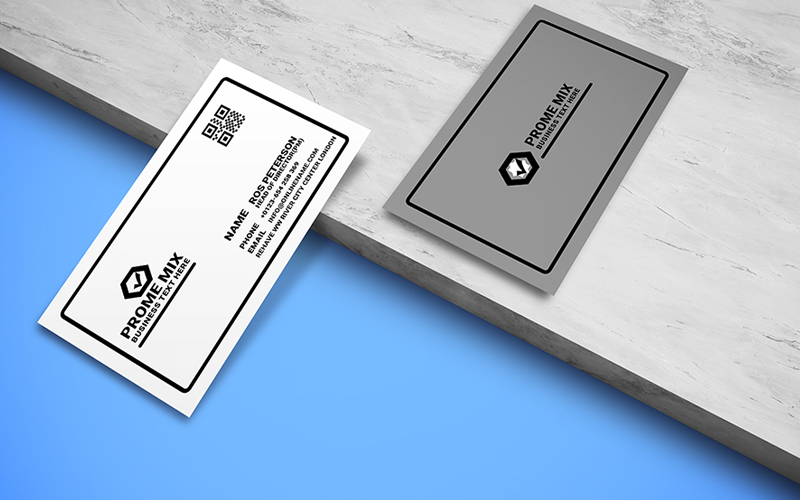 Simple Business Card So-48 Corporate Identity