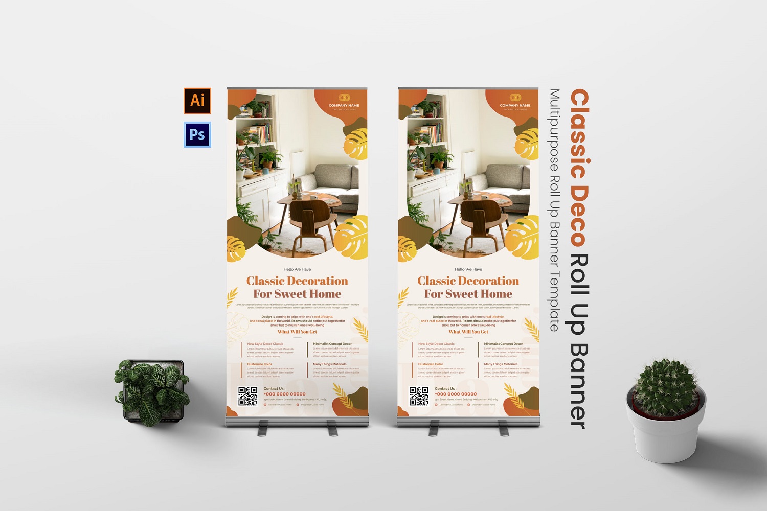 Template #181885 Banner Rollupbanner Webdesign Template - Logo template Preview