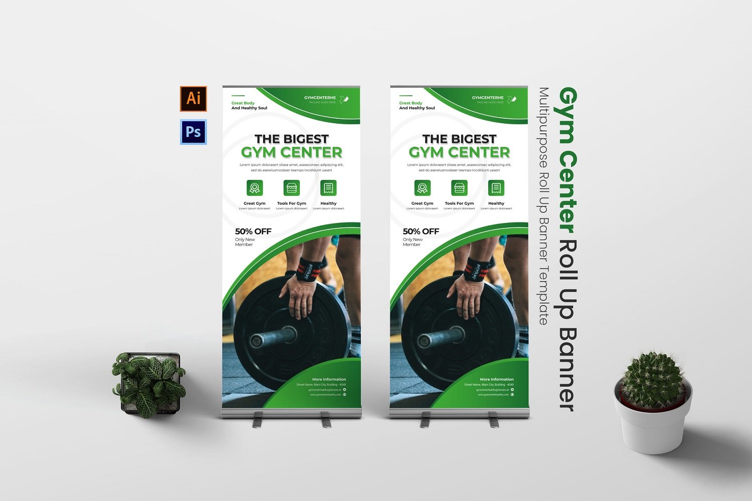 Template #181891 Banner Rollupbanner Webdesign Template - Logo template Preview