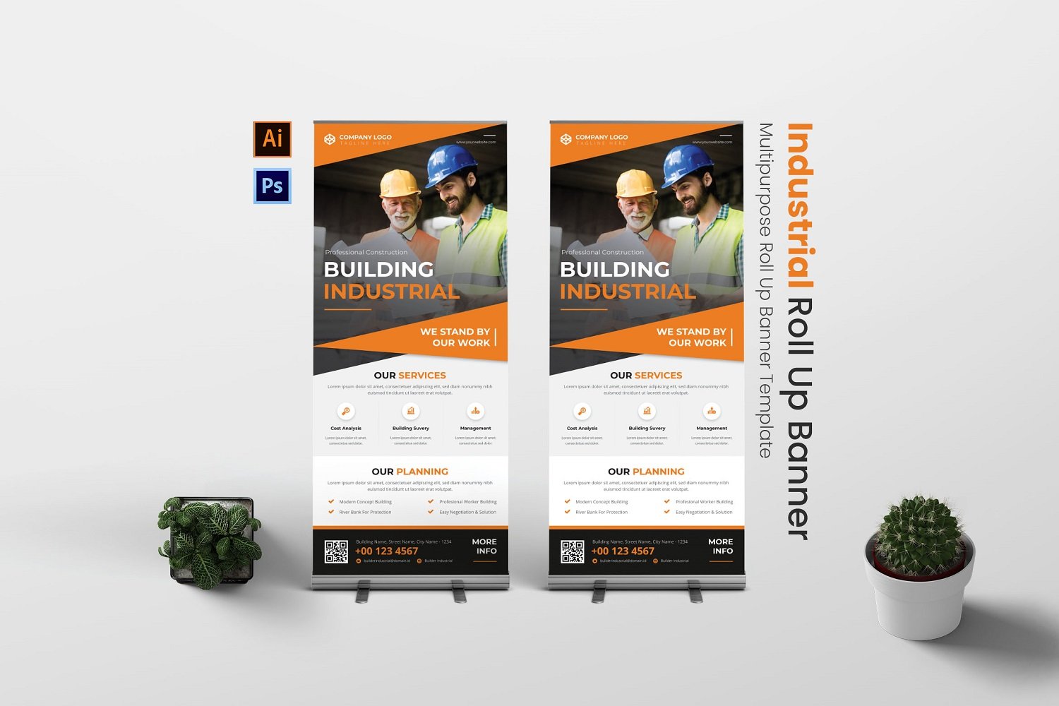 Template #181892 Banner Rollupbanner Webdesign Template - Logo template Preview