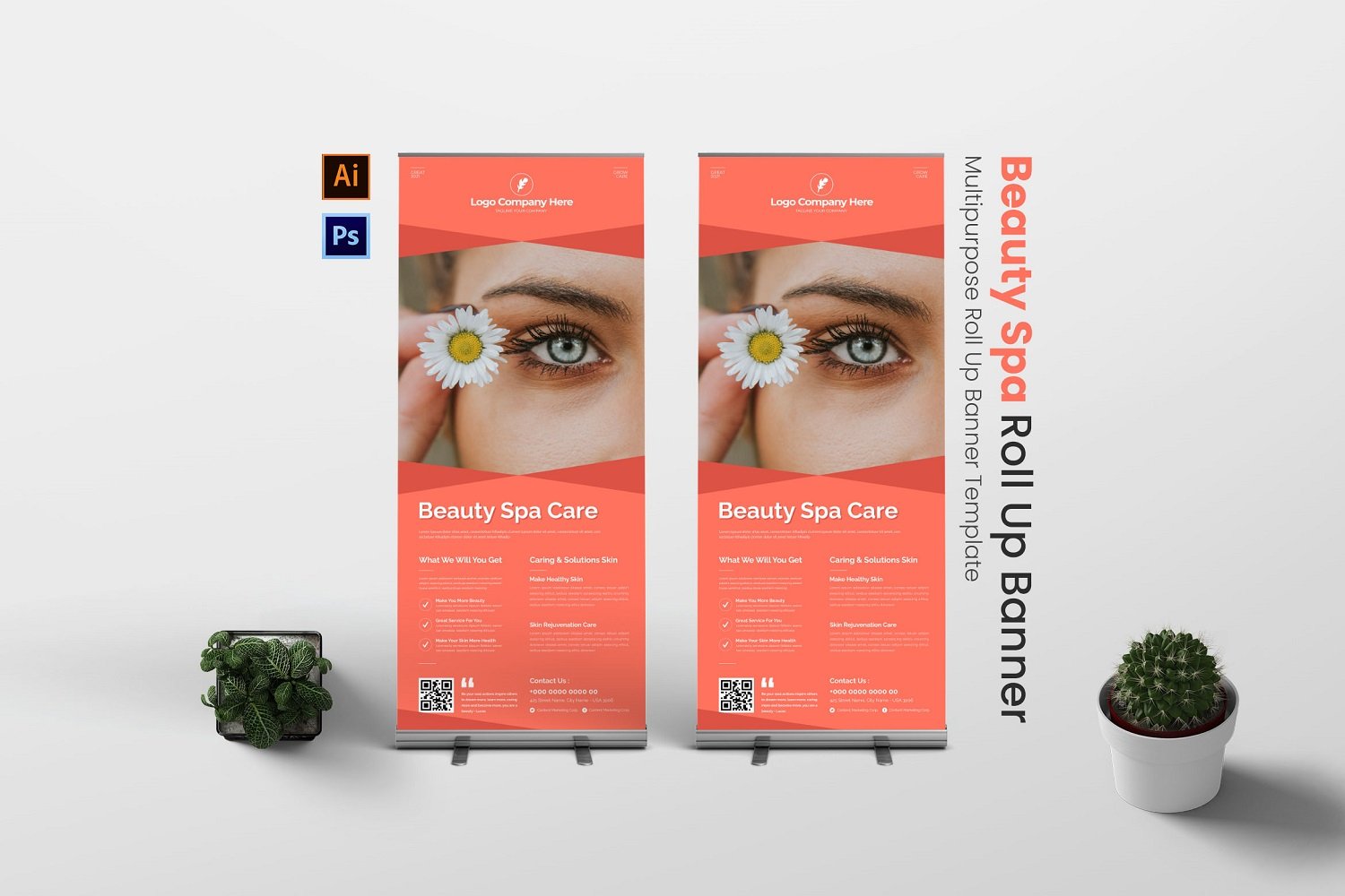 Template #181895 Banner Rollupbanner Webdesign Template - Logo template Preview