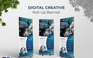 Digital Creative Roll Up Banner
