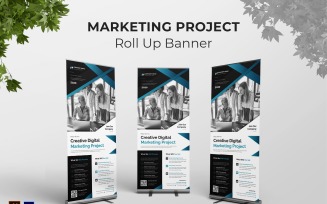 Marketing Project Roll Up Banner