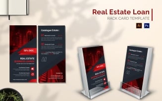 Real Estate Loan Rack Card Brochure