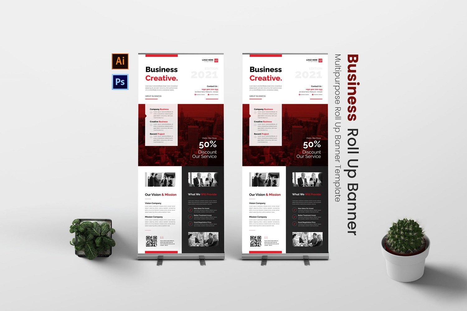 Kit Graphique #181903 Rollup Bannire Divers Modles Web - Logo template Preview