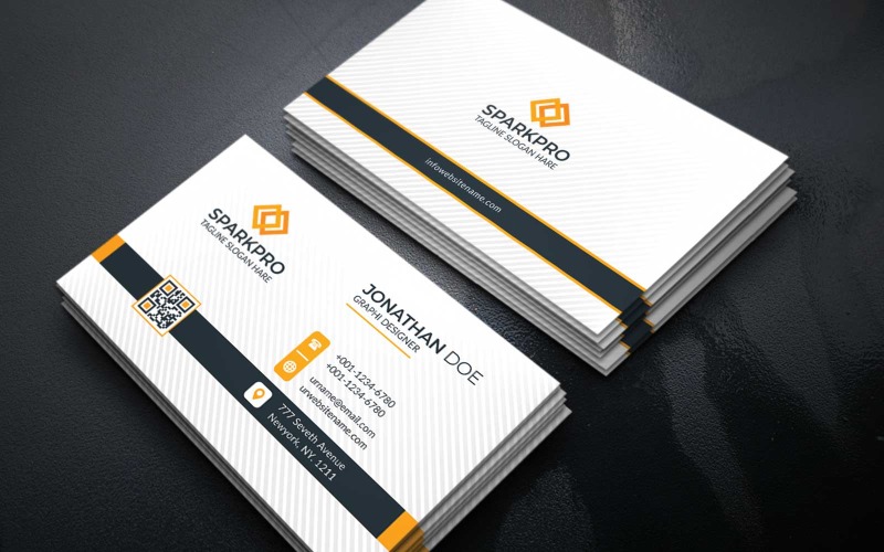 Business Card Sparkpro Corporate identity template Corporate Identity