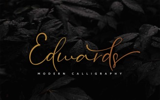 Edwards Casual Stylish Script Fonts