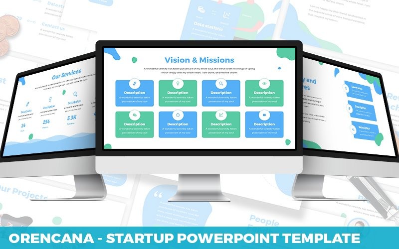 Orecana - Startup Powerpoint Template PowerPoint Template