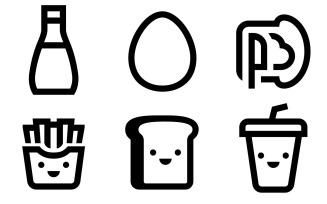 Food Icon Pack in Windows 10 Style