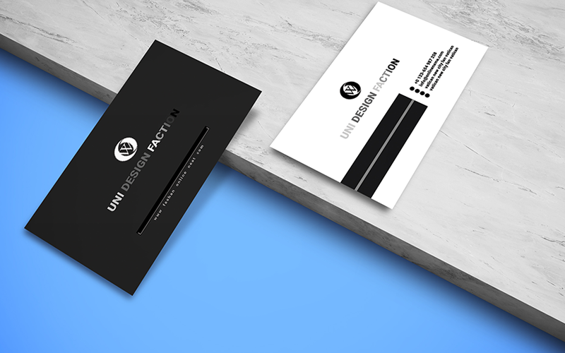 Best Simple Business Card so-54 Corporate Identity
