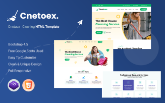 Cnetoex - Cleaning HTML Template
