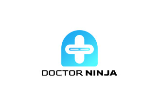 Doctor Ninja Logo Design Template