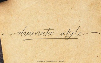Dramatic Style Handwritten Fonts