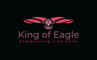King of Eagle Logo Template