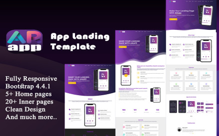 ARapp - App Landing Website Template Landing Page Template