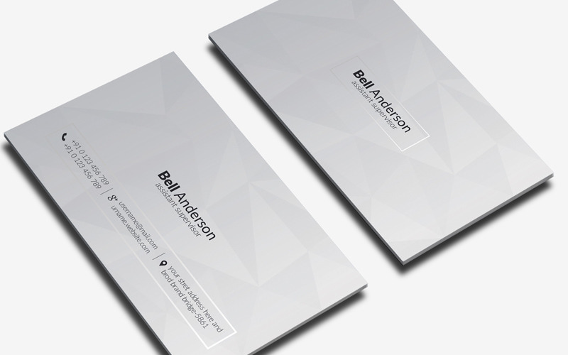 Bell Anderson Creative mimimalst Business Card Vol_ 99 Corporate Identity