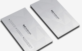Bell Anderson Creative mimimalst Business Card Vol_ 99