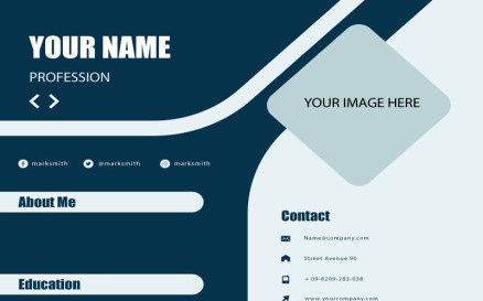 Deena Printable Resume Templates