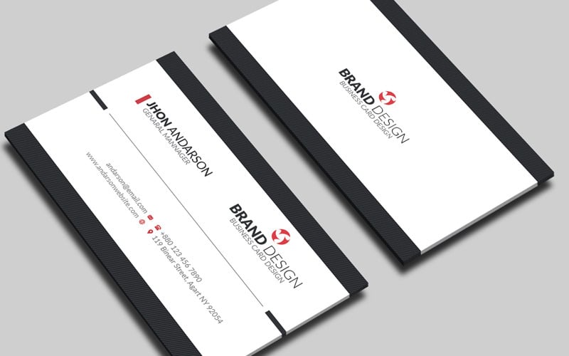 Jhon Andarson Creative Business Card Vol_ 97 Corporate Identity