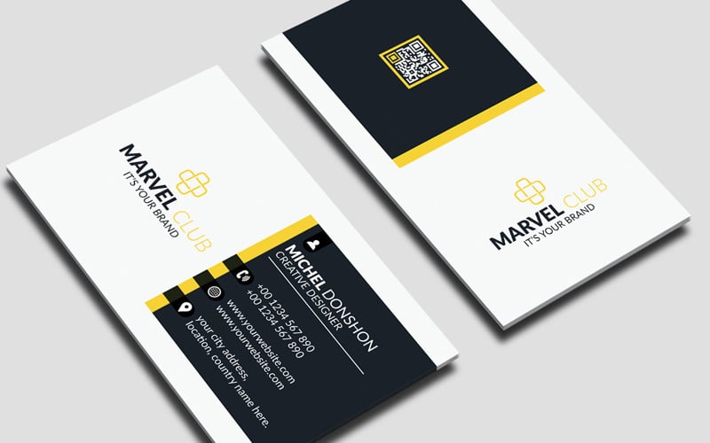 Marvel Club Corporate Business Card Vol_ 96 Corporate Identity