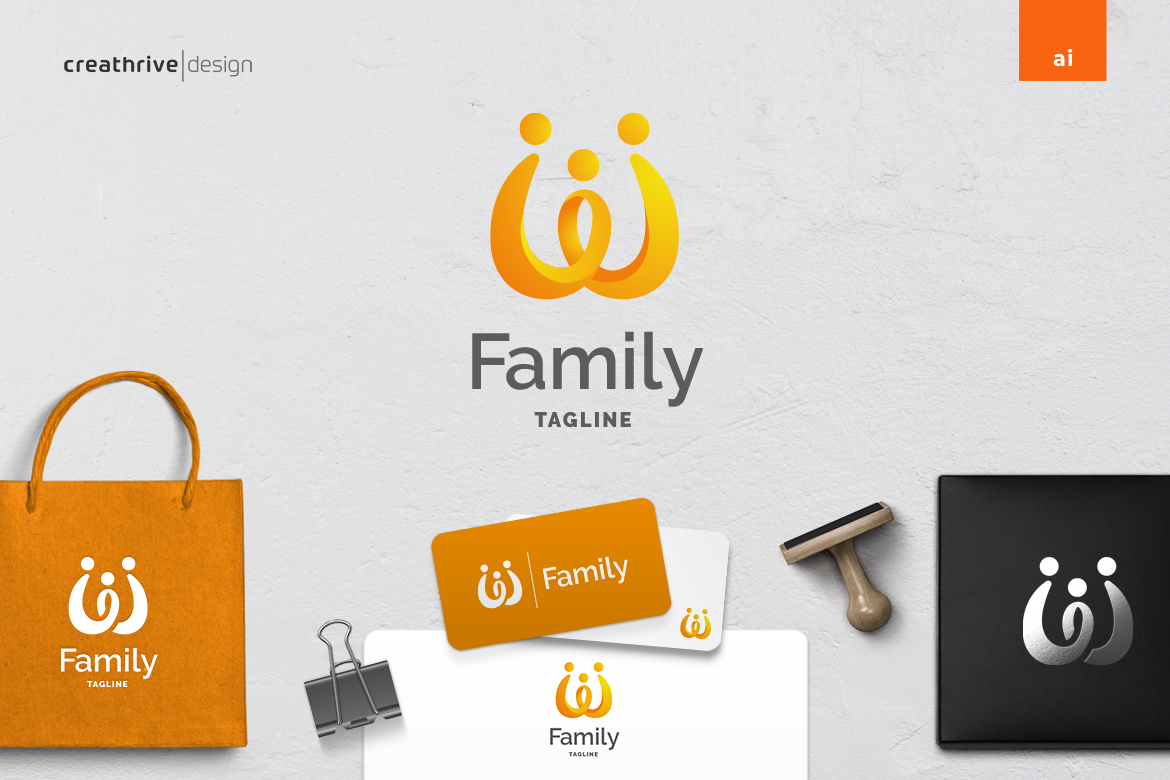 Kit Graphique #182935 Family Fun Divers Modles Web - Logo template Preview