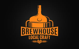 Brewhouse Craft Black Logo template