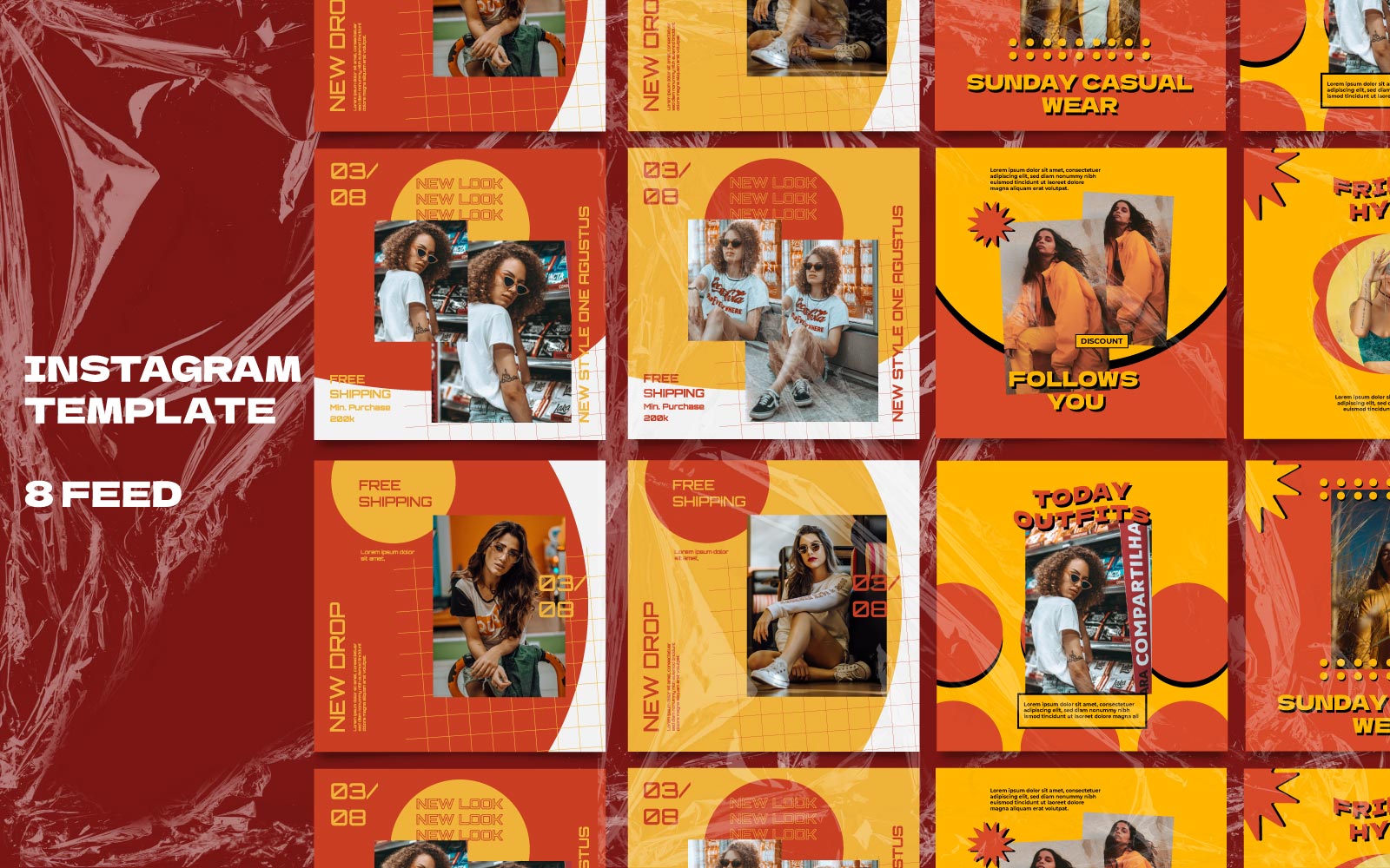 Template #183083 Mediasocial Media Webdesign Template - Logo template Preview