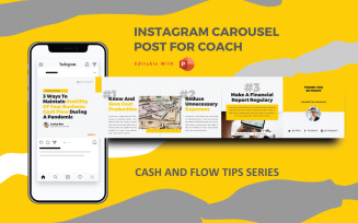 Money Management - Instagram Carousel Powerpoint Social Media Template