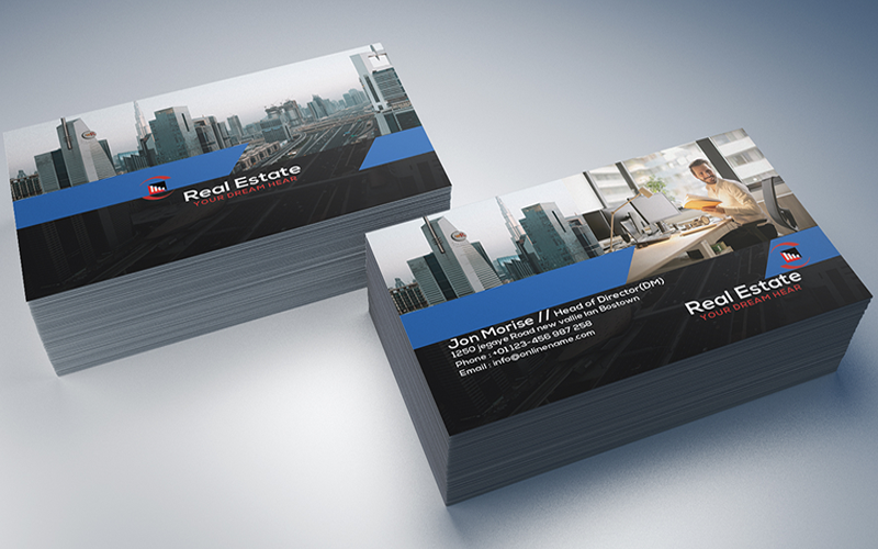 Real Estate Business Card so-63 Corporate Identity