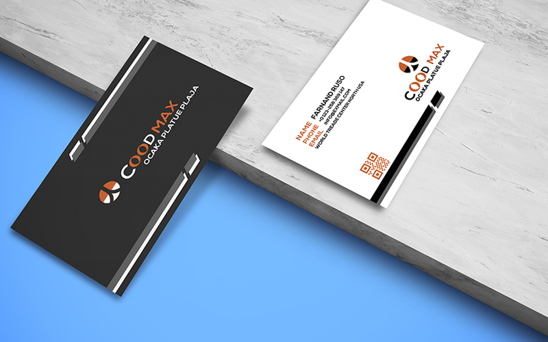 Simple Business Card So-57 Corporate Identity