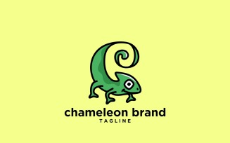 Chameleon Logo Design Template