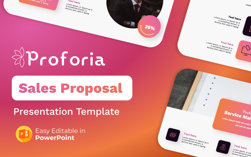 Proforia – Sales Proposal PowerPoint Presentation Template PowerPoint Template