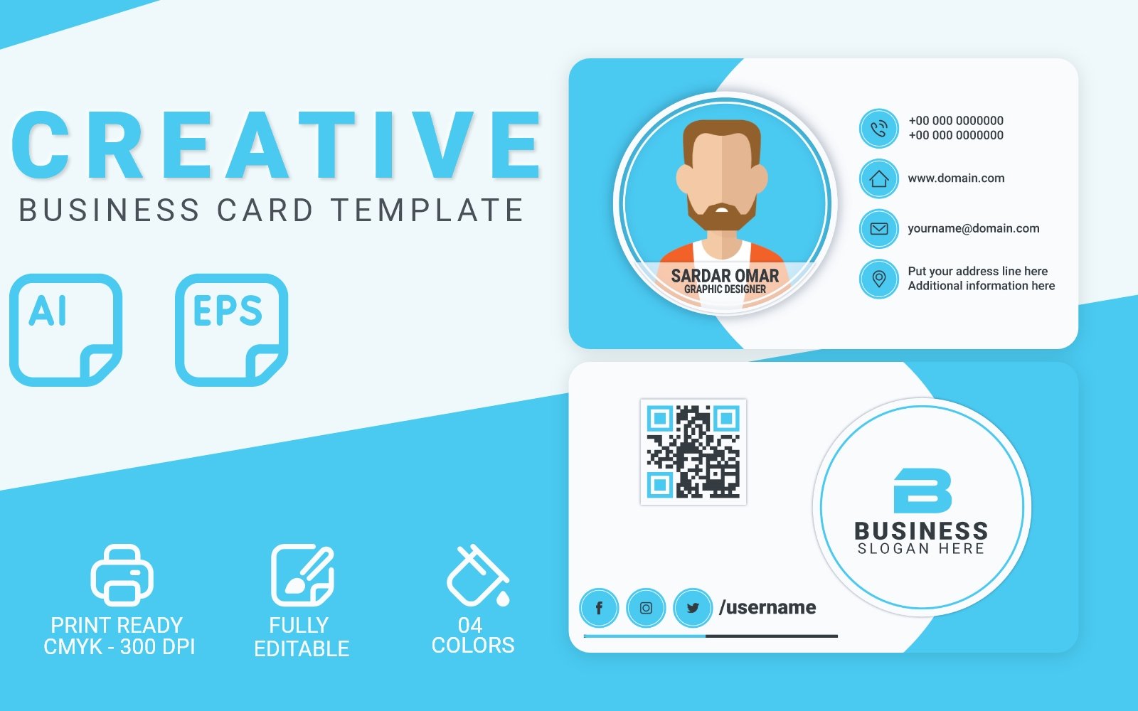 Kit Graphique #183240 Business Cards Divers Modles Web - Logo template Preview