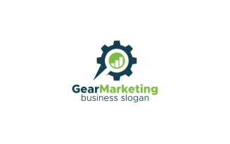 Gear Marketing Logo Template