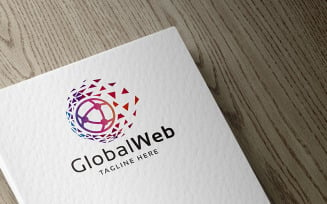 Professional Global Web Logo template