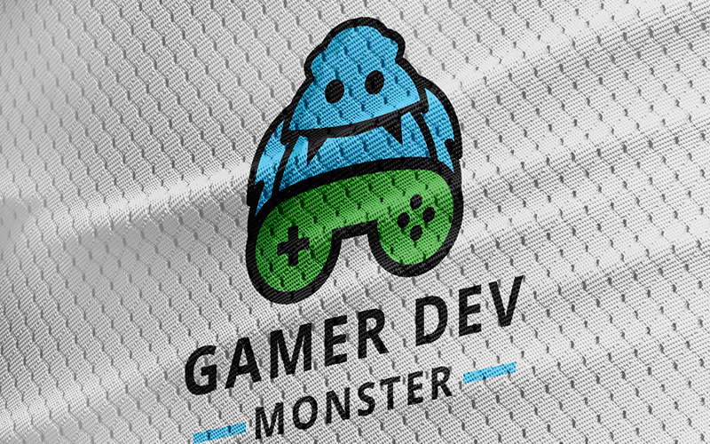 Professional Monster Gamer Logo template Logo Template