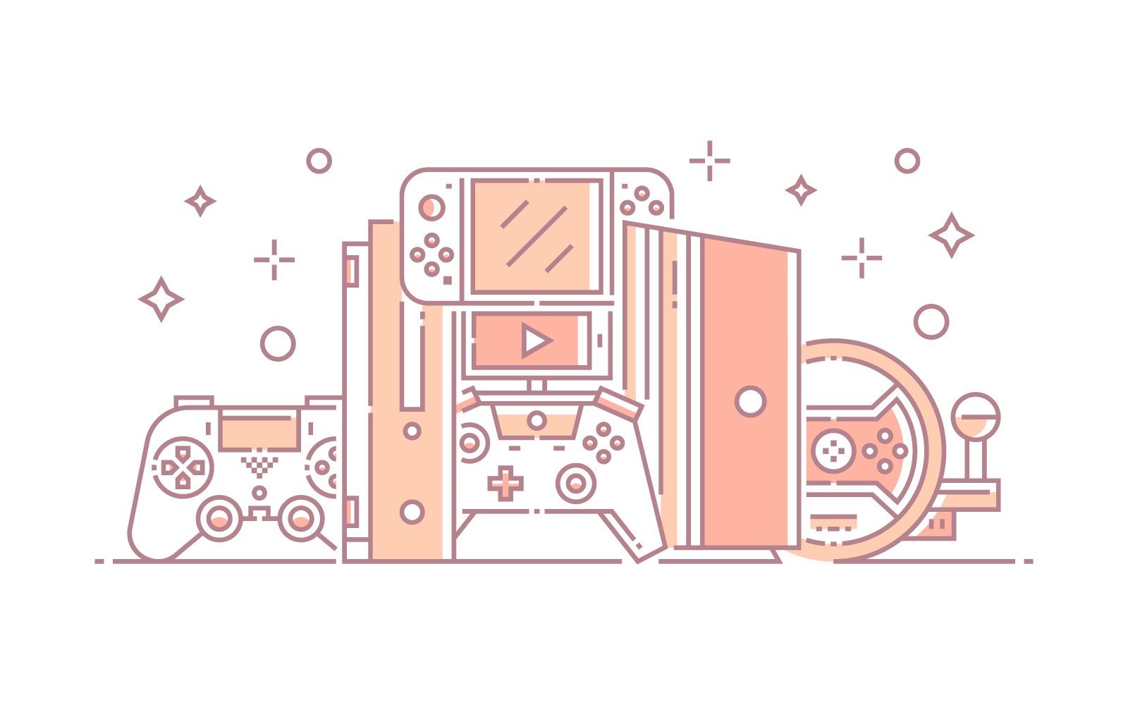 Kit Graphique #183416 Ordinateur Console Web Design - Logo template Preview