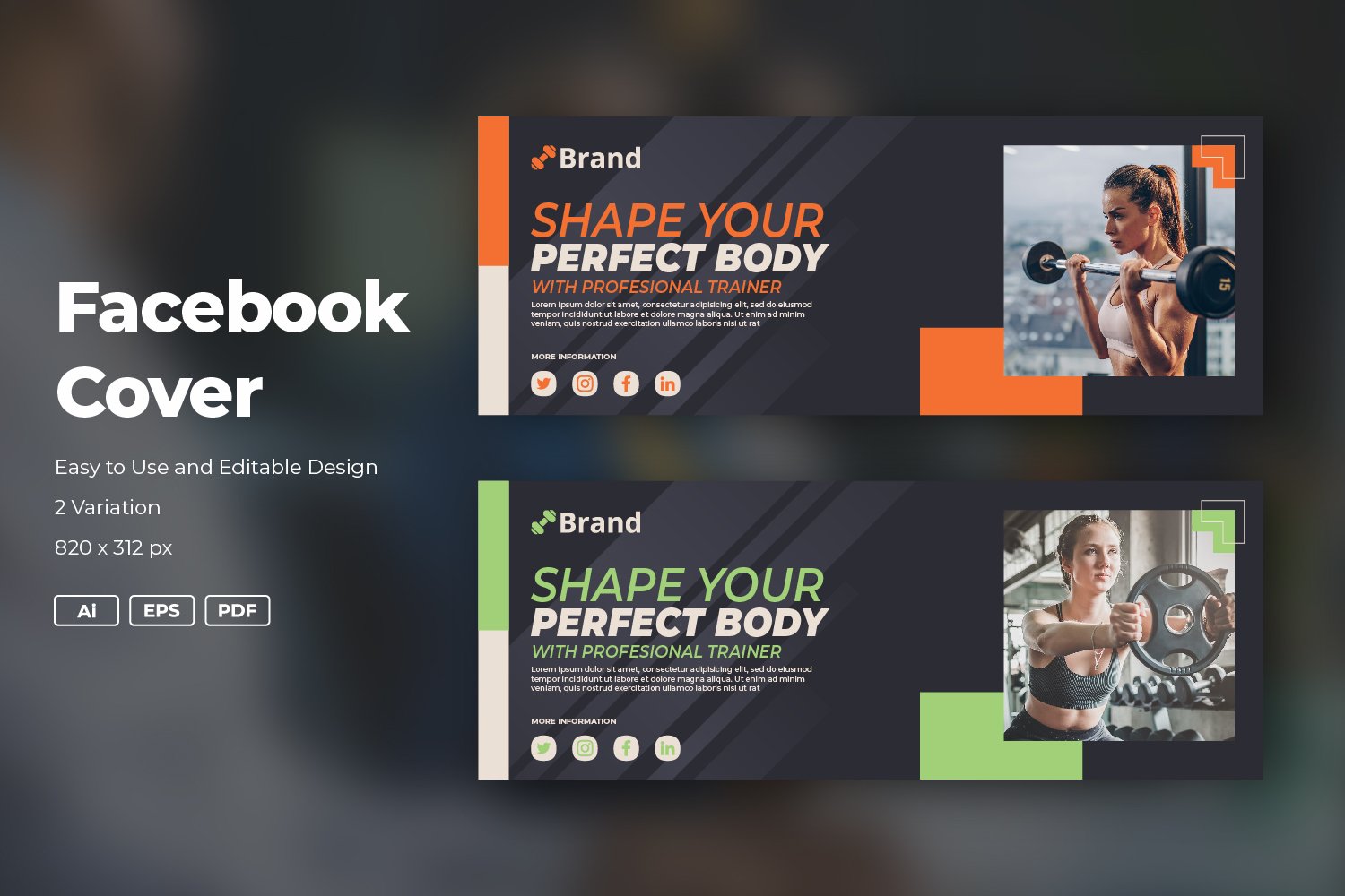 Template #183431 Design Fitness Webdesign Template - Logo template Preview