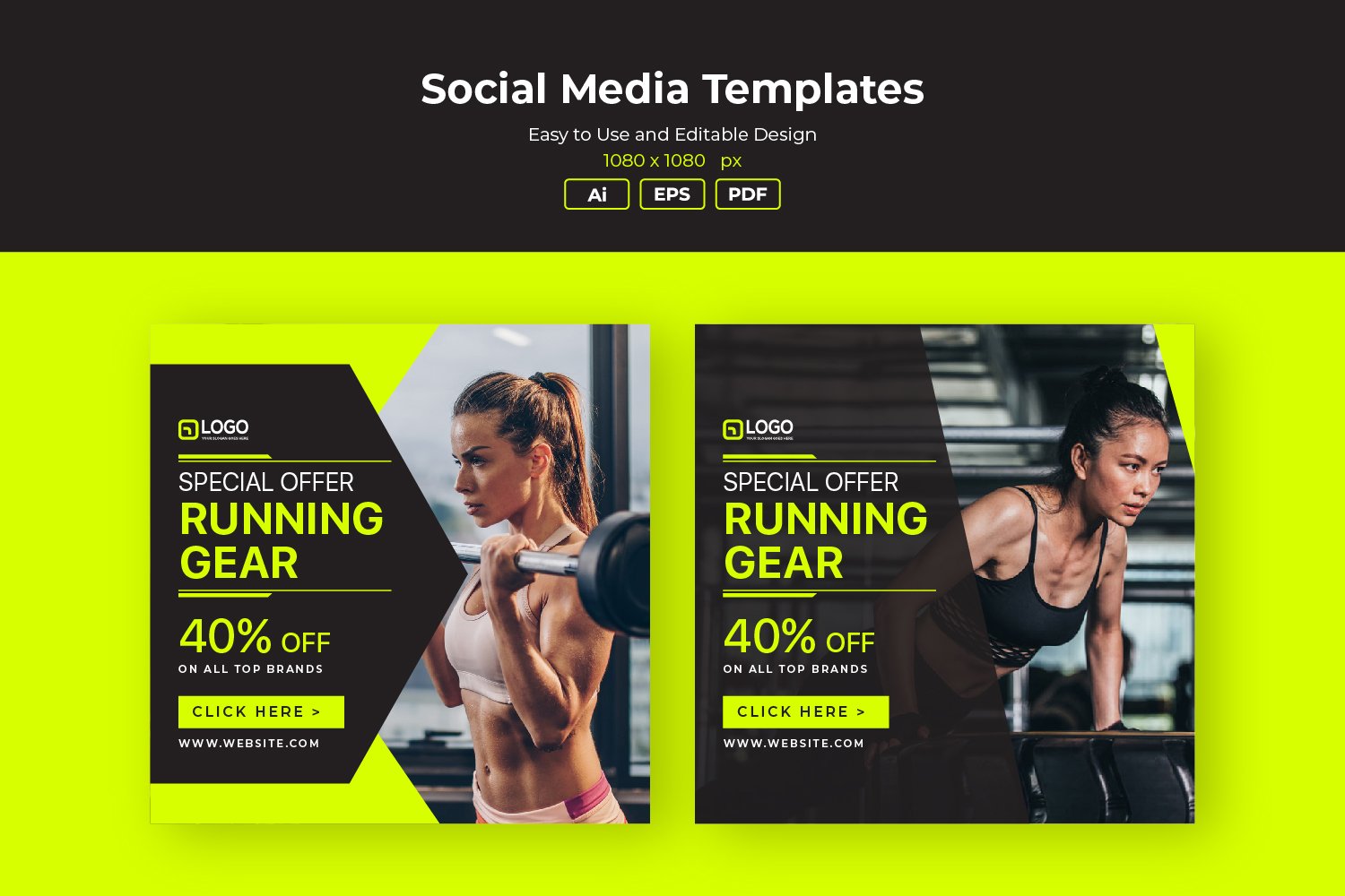 Template #183432 Design Fitness Webdesign Template - Logo template Preview