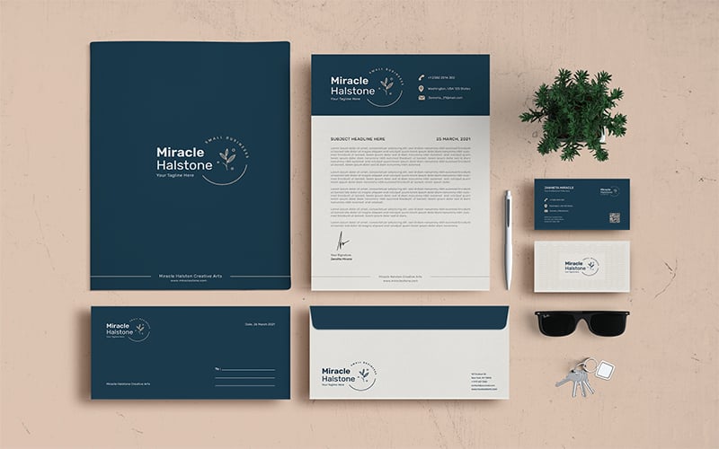 Template #183460 Identity Stationery Webdesign Template - Logo template Preview