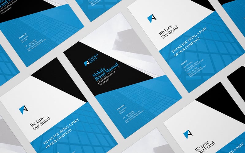 Brand Style Guideline Template Corporate Identity