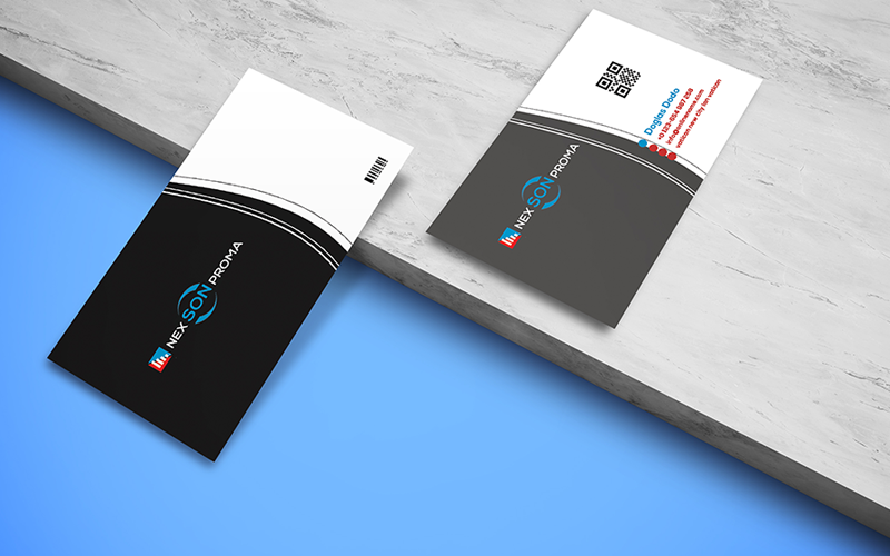 Clean Business Card so-72 Corporate Identity