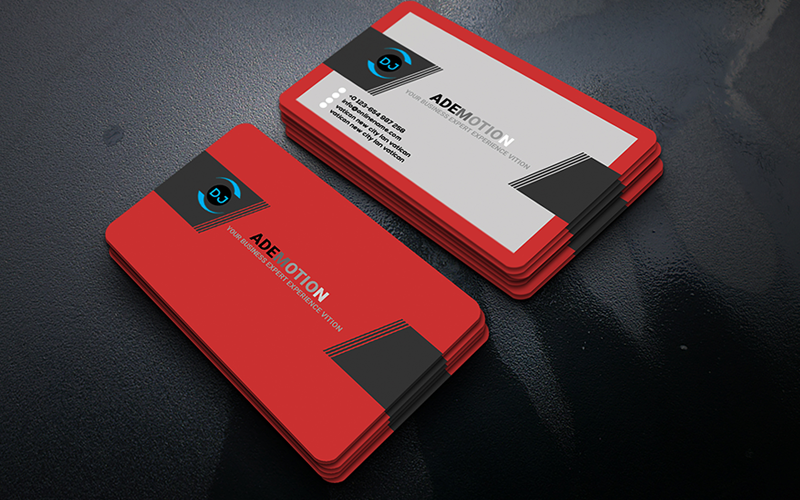 Excellent Business Card so-75 Corporate Identity