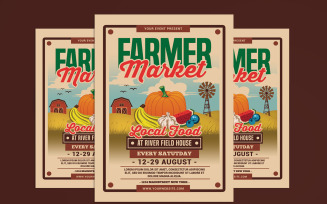 Farmer Market Festival Flyer Template