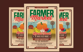 Farmer Market Festival Flyer Template