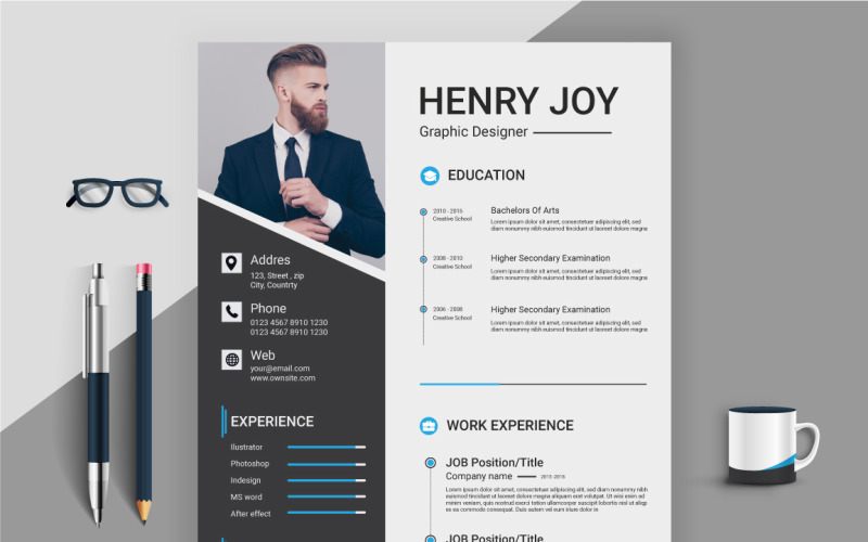 Henry Joy Professional Resume Template